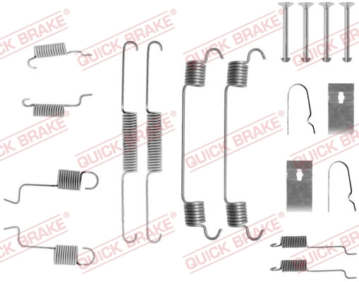 Accessory Kit, brake shoes